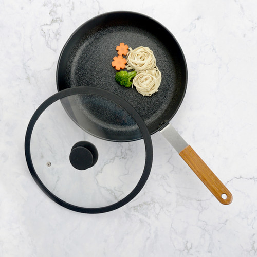 进口陶瓷高效不粘锅3mm黄金锅厚