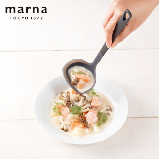 Marna硅胶铲翻煎食物不粘锅铲烹饪铲汤勺厨房工具料理铲调理匙勺