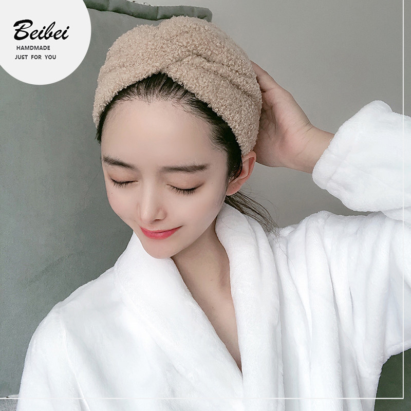 月子包头巾发带女网红韩国产后防风头套针织宽边秋冬绑发毛线发箍