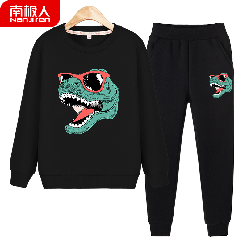 手慢无南极人儿童休闲秋装男运动两件套潮