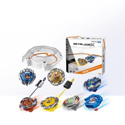 多美beyblade爆旋陀螺BX青翼白虎霸旋陀螺战斗盘发射器男女孩玩具