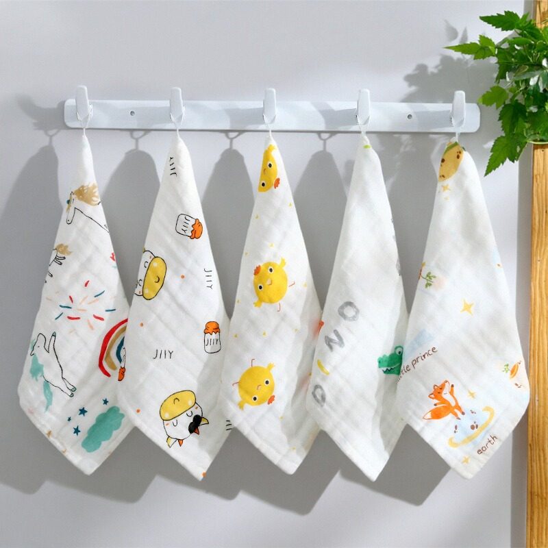 全棉纱布小毛巾高密婴幼儿纯棉小方巾新生宝宝口水巾洗脸洗澡拍嗝,婴童用品,口水巾,淘宝优惠券,粉丝福利购,淘宝优惠卷