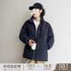 苏打汽水工作室日系中性风立领棉服秋季 新款 加厚保暖夹棉外套上衣