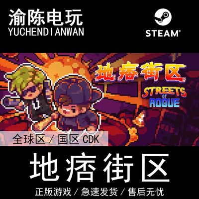 Steam正版 地痞街区 Streets of Rogue 国区cdkey激活码