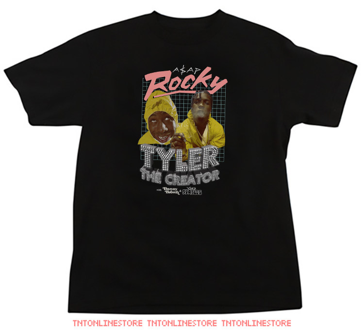 ASAP Rocky Tyler the Creator Vintage Tee 巡演限量嘻哈短袖 42|msdalam kategori Pakaian Lelaki, baju-T - dari Buy2taobao.com untuk memberikan perkhidmatan ejen Taobao profesional membeli