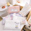 高密按扣式 纯棉纱布卡通儿童枕套全包宝宝家用全棉加厚枕芯内胆套