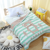 八层儿童纯棉纱布加厚毛巾被浴巾新生儿夏凉婴儿空调被午睡小盖毯