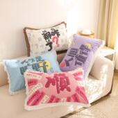 四季 花边纯棉纱布枕套一对装 新款 高档全包成人家用全棉枕芯内胆套