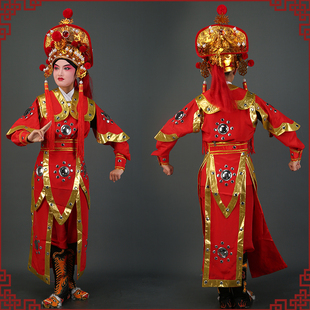 戏曲花木兰武将衣服豫剧戏剧木兰衣民族古装舞蹈舞台演出服装戏装