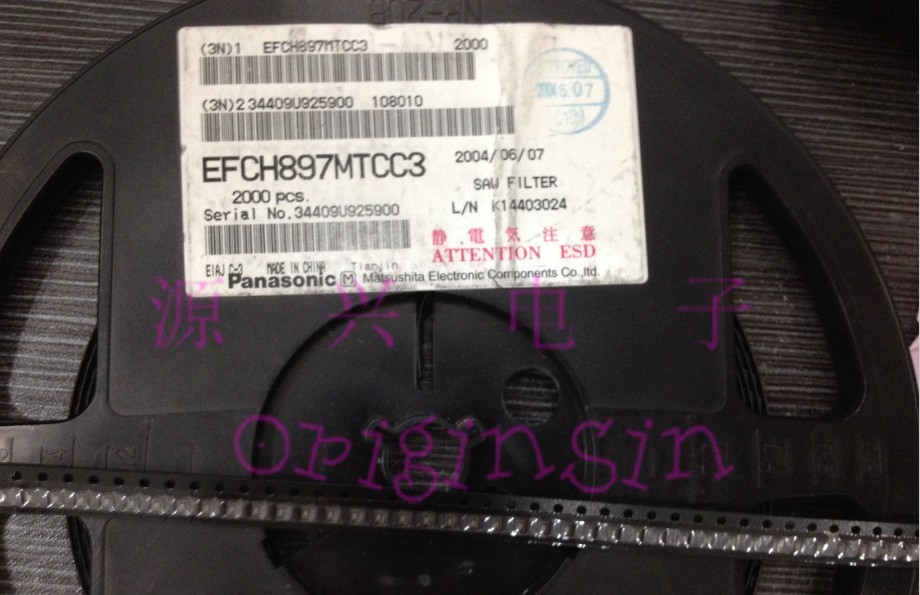 现货供应 声表滤波器EFCH897MTCC3  EFCH897M