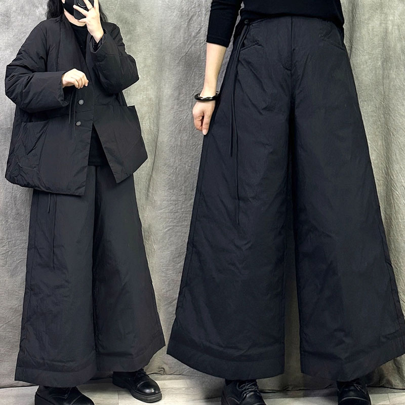 大码女装宽松百搭休闲长裤