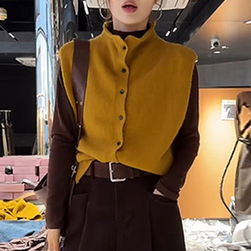 咖色半高领打底t恤内搭微胖mm大码马甲背心无袖女士秋季两件套装,女装/女士精品,时尚套装,淘宝优惠券,粉丝福利购,淘宝优惠卷