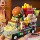Le Building Blocks High City Street View Тележка для бургеров с видом на улицу, тележка для мороженого, Головоломка для девочек, игрушка для девочек, Подарочная головоломка mini 0