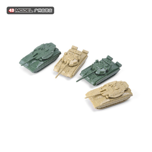 正版4d成品1/144钢珠玩具坦克车
