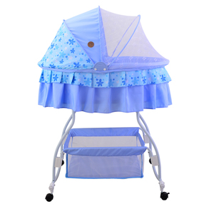 眯眯熊婴儿摇篮床左右摇摆提篮宝宝床 婴儿床 新生儿摇篮床游戏床