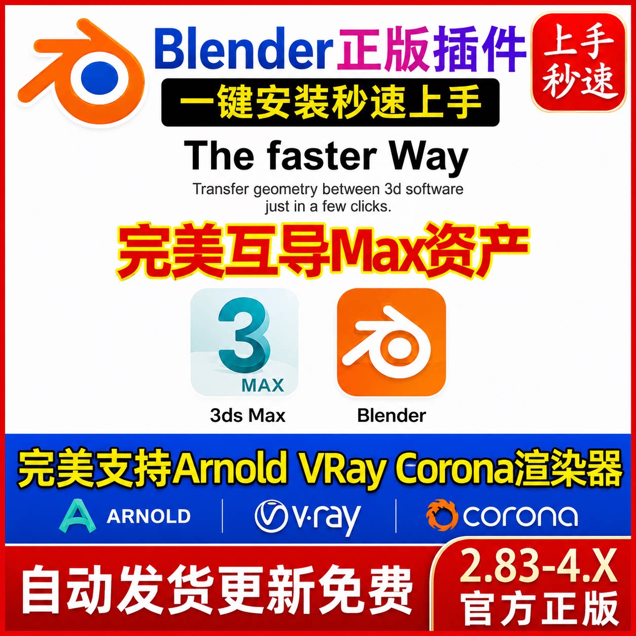 Blender&Max完美互导设计素材/源文件