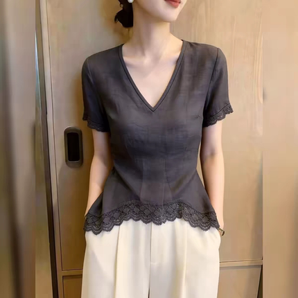 独特漂亮超好看上衣女2026年夏季新款高端设计感小众时尚气质女装