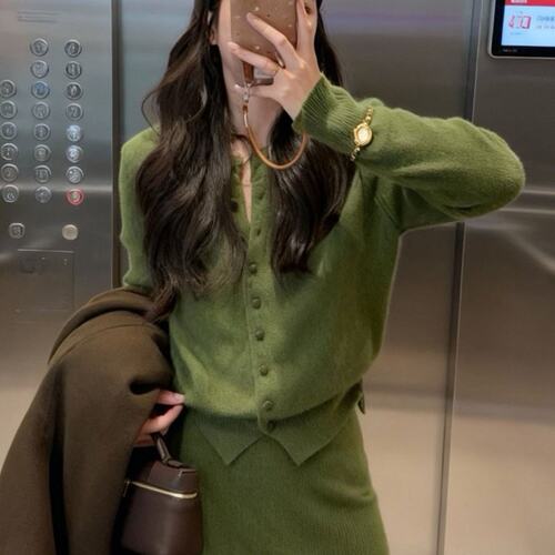 小个子巨好看圣诞穿搭一整套时尚套装2026春季新款春秋小香风女装