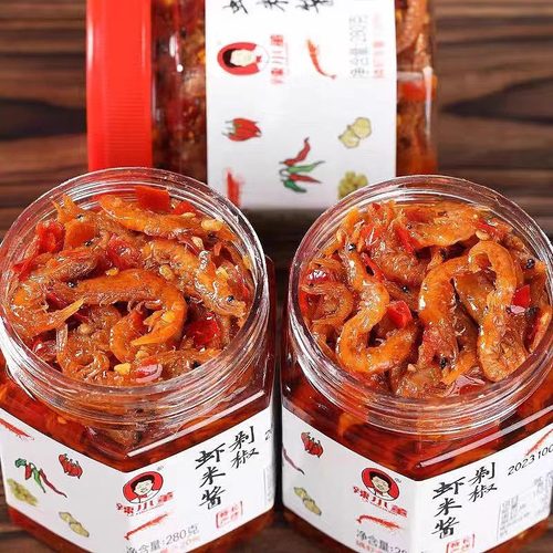 湖南特产虾酱下饭菜鲜虾拌饭酱下饭酱香辣虾仔酱拌面酱虾米酱即食