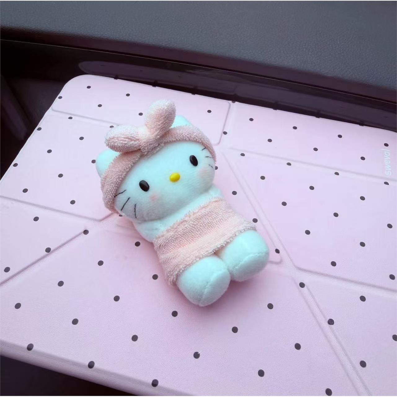 日本中古粉色浴巾helloki