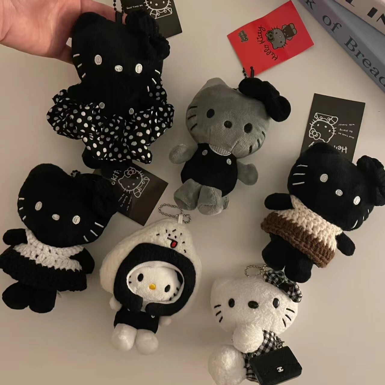 日本正品黑色森系曼波聚会包包挂件girlkitty书包小挂饰品公仔