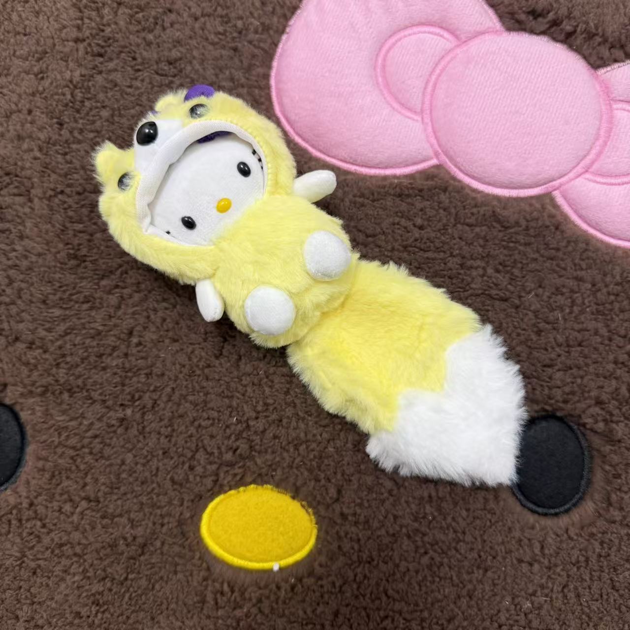 日本hellokitty黄色大尾