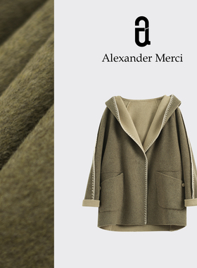 【设计师系列】新款双面呢大衣 D25T110707