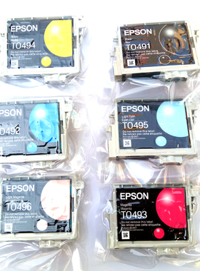 原装爱普生T0491黑色墨盒EPSONR230 R310  R350 R630打印机墨盒
