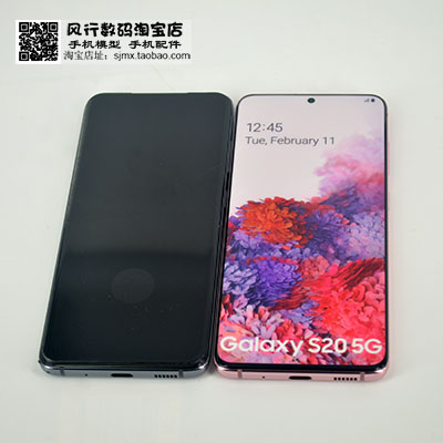 三星S20S21+原装黑屏手机模型机