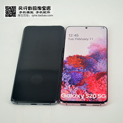 三星S20S21+原装黑屏手机模型机
