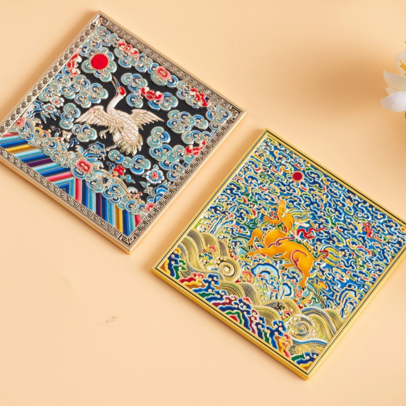 文创民俗创意传统文化官补旅游纪念品浮雕金属北京冰箱贴磁贴