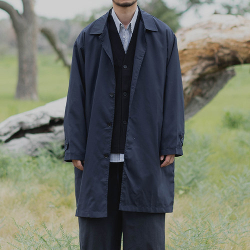 雾撞山野秋季日系中长款风衣