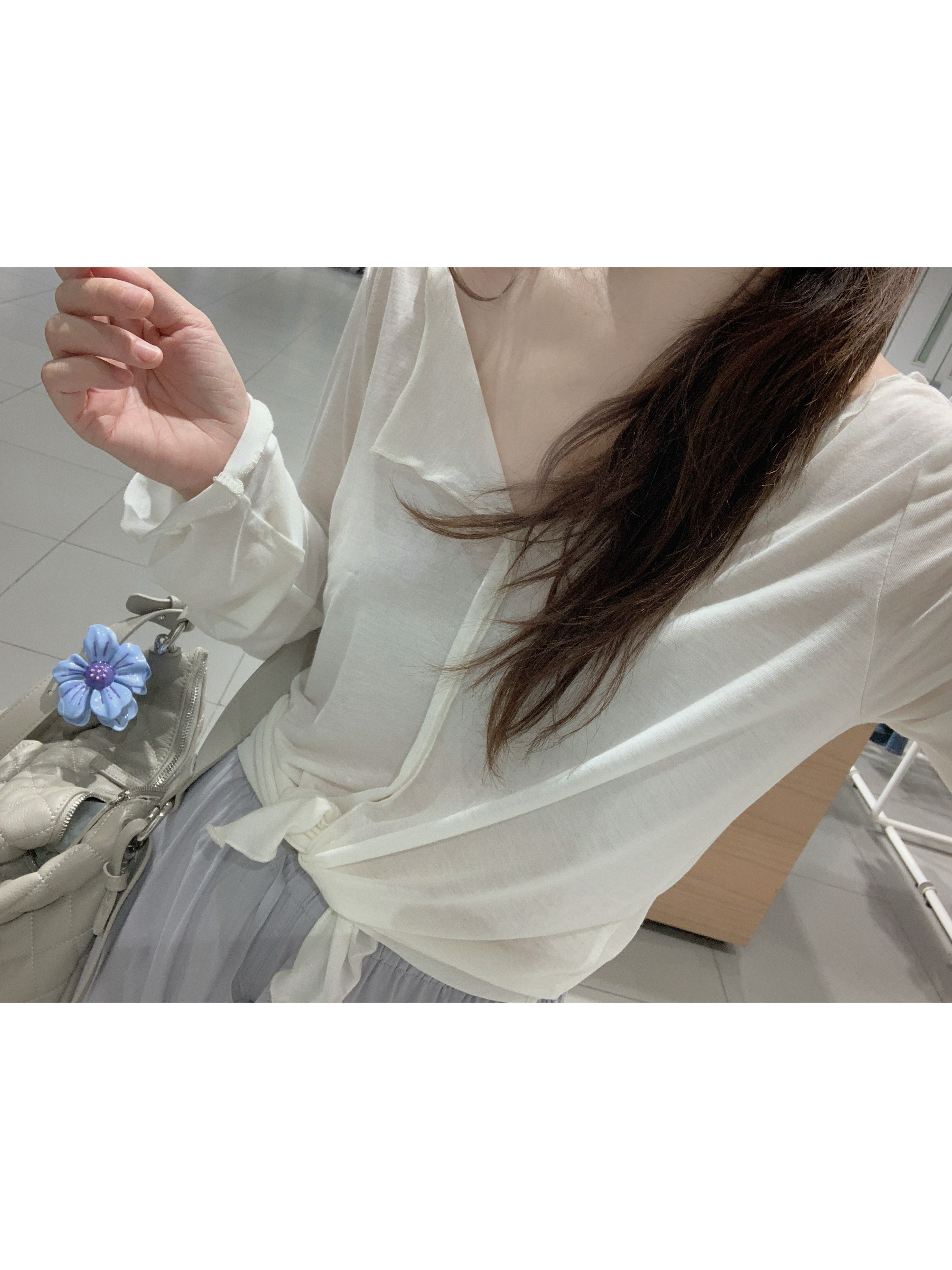 鱼没放  冰丝防晒罩衫/开衫图片