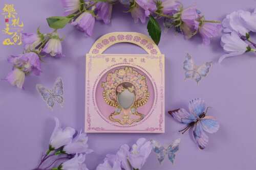 原创设计泉州簪花魔法镜透光变脸金属冰箱贴文创旅游纪念品伴手礼