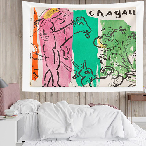 艺术软装背景布夏加尔chagall