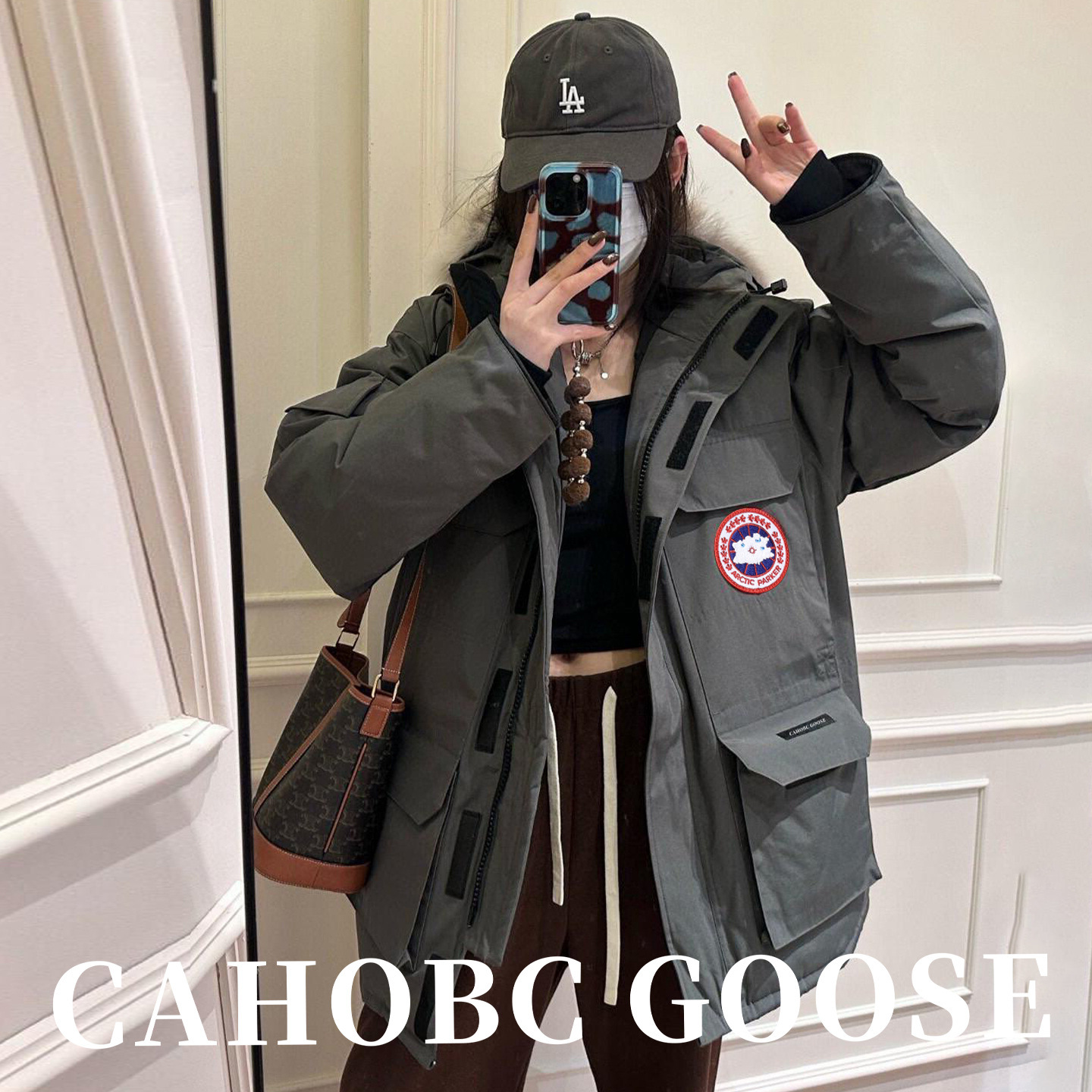 2025新款冬季大鹅08远征中长款羽绒服男零下30度抗寒保暖工装外套