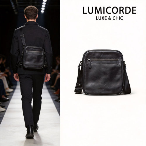 Lumicorde真皮男士斜挎包通勤