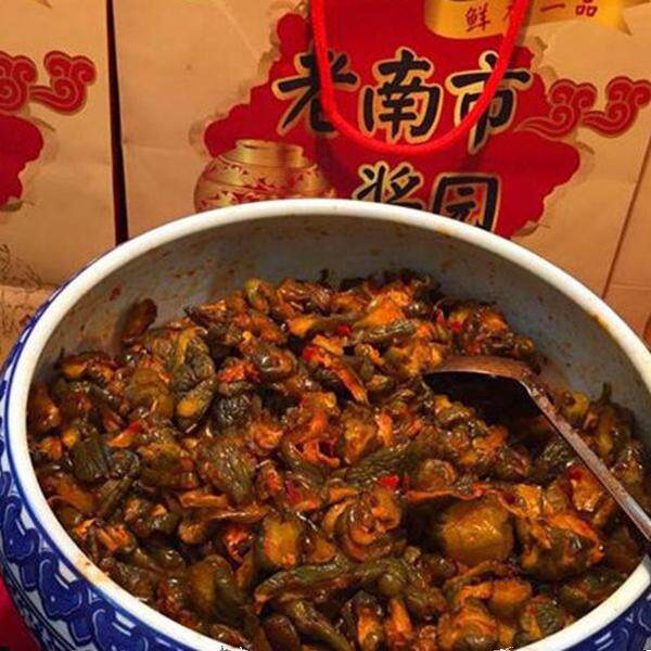 天津特产老南市酱园油泼黄瓜 佐餐咸菜 酱菜500G