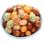 天津特产米酥日本多彩豆裹衣花生装 鱼皮花生小吃休闲零食脆崩豆