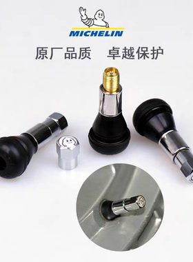 米其林半金属气门嘴铜帽铜套试用轮胎轮毂真空胎气门嘴气咀TR413