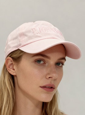 P. Johnson Soft Pink Tonal Cap 悉尼轻奢品牌粉色老爹帽软顶