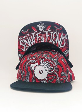 GoreHopShop Lsp RED KRAKEN SnapBack Hat 恐怖嘻哈说唱平檐帽