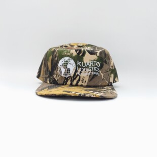 Urban Outfitters KUARTO Logistics 美式树林迷彩地球刺绣软顶帽