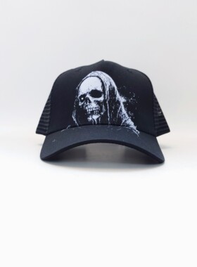 Blackcraft Reaper Trucker Hat美潮暗黑系纹身重金属死神货车帽