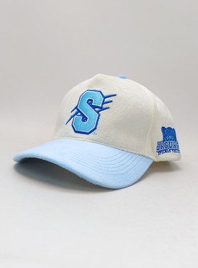 SPELMAN COLLEGE VELVET TRUCKER SNAPBACK 斯佩尔曼天鹅绒棒球帽