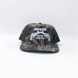 Gunslinger Mesh Trucker Camo 美国丹佛复古双枪迷彩软顶卡车帽