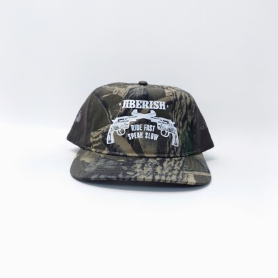 Gunslinger Mesh Trucker Camo 美国丹佛复古双枪迷彩软顶卡车帽