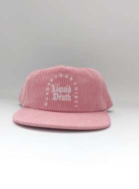 Liquid Death美式街头潮牌小众刺绣复古休闲软顶平檐帽滚恶魔