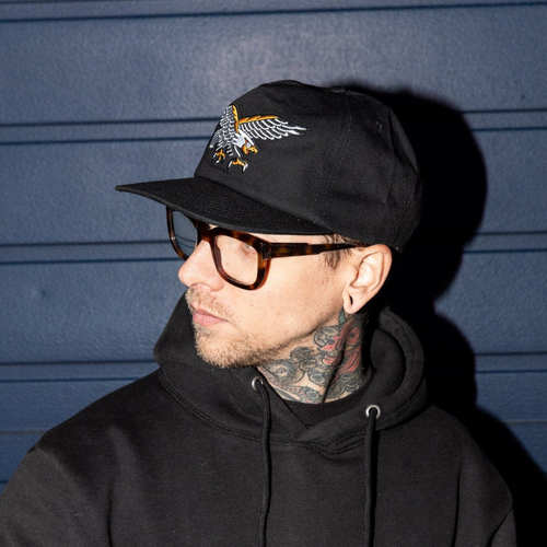 Navigator Snapback Unstructured多伦多潮牌鹰标刺绣软顶老爹帽