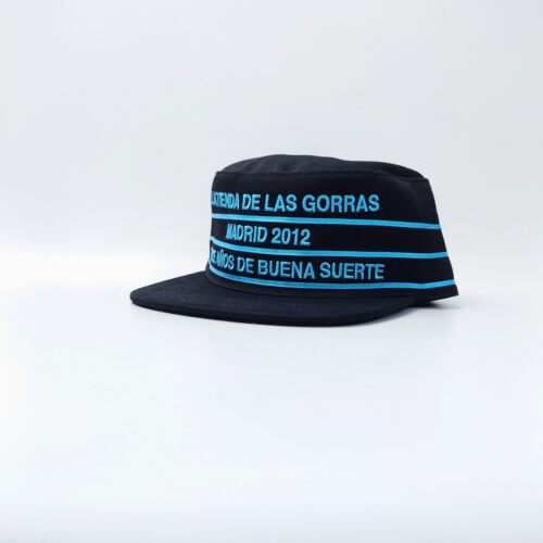 Buena Suerte Pillbox Cap 西班牙马德里潮牌复古好运药盒帽平顶